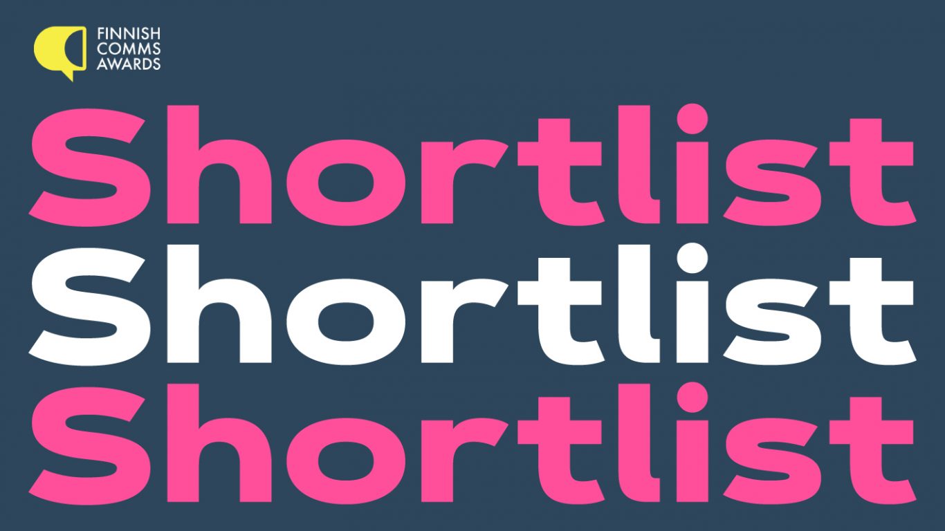Finnish Comms Awards Shortlist